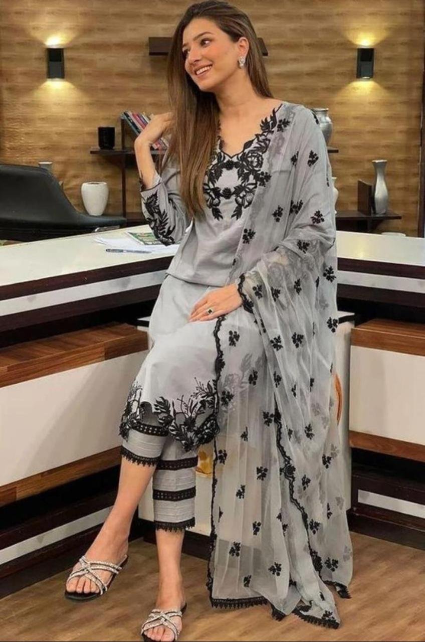 Front Full Heavy Embroidered shirt